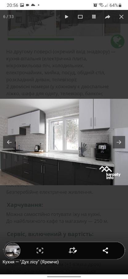 Villa Дух Лісу Jaremče Esterno foto